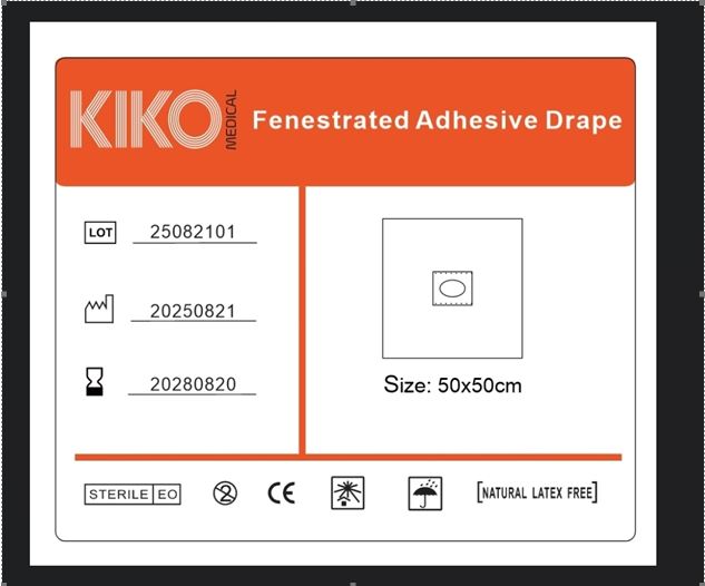 Fenestrated Adhesive Drape