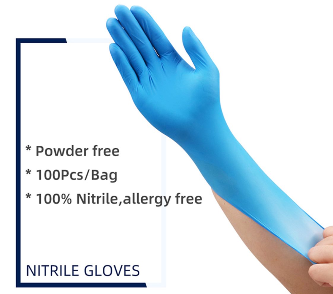 Medical Nitrile Examination Gloves Pack of 100pcs