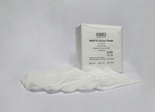 White Gauze Swab Pack of 100pcs 100 Pack per Carton