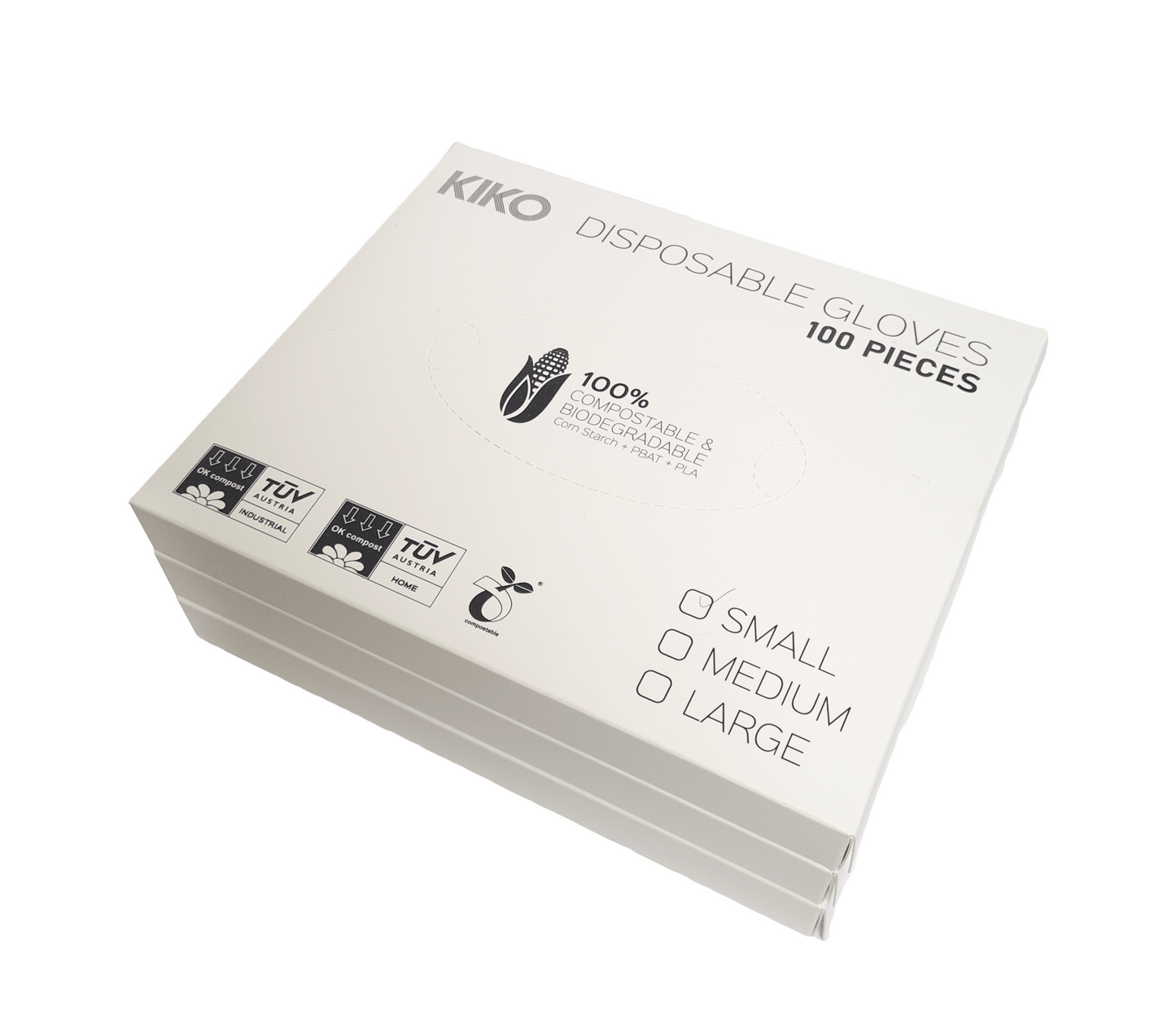 100% Compostable Kiko Korny Disposable Gloves