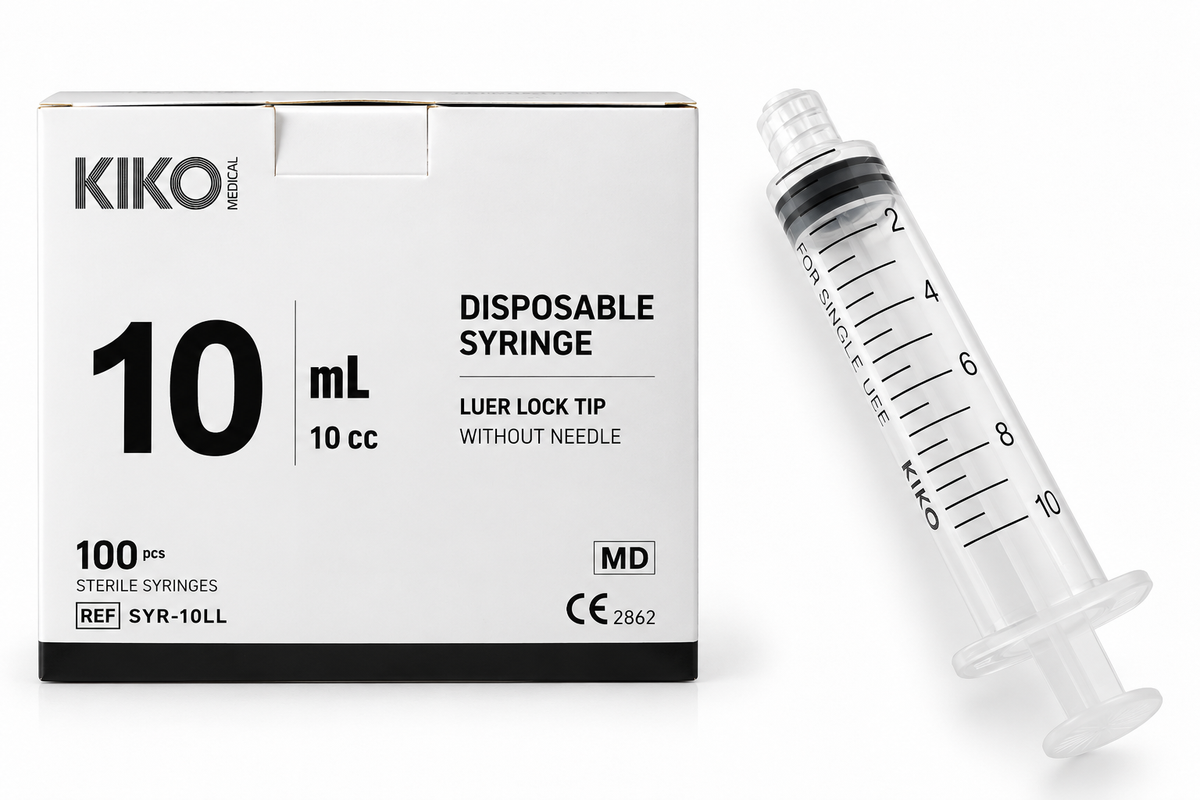 Disposable Luer Lock Syringe Without Needle