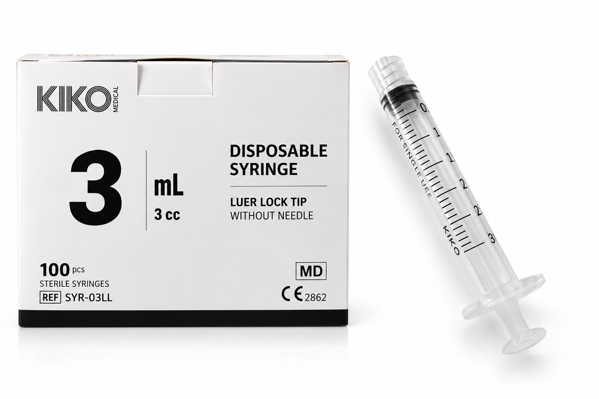 Disposable Luer Lock Syringe Without Needle