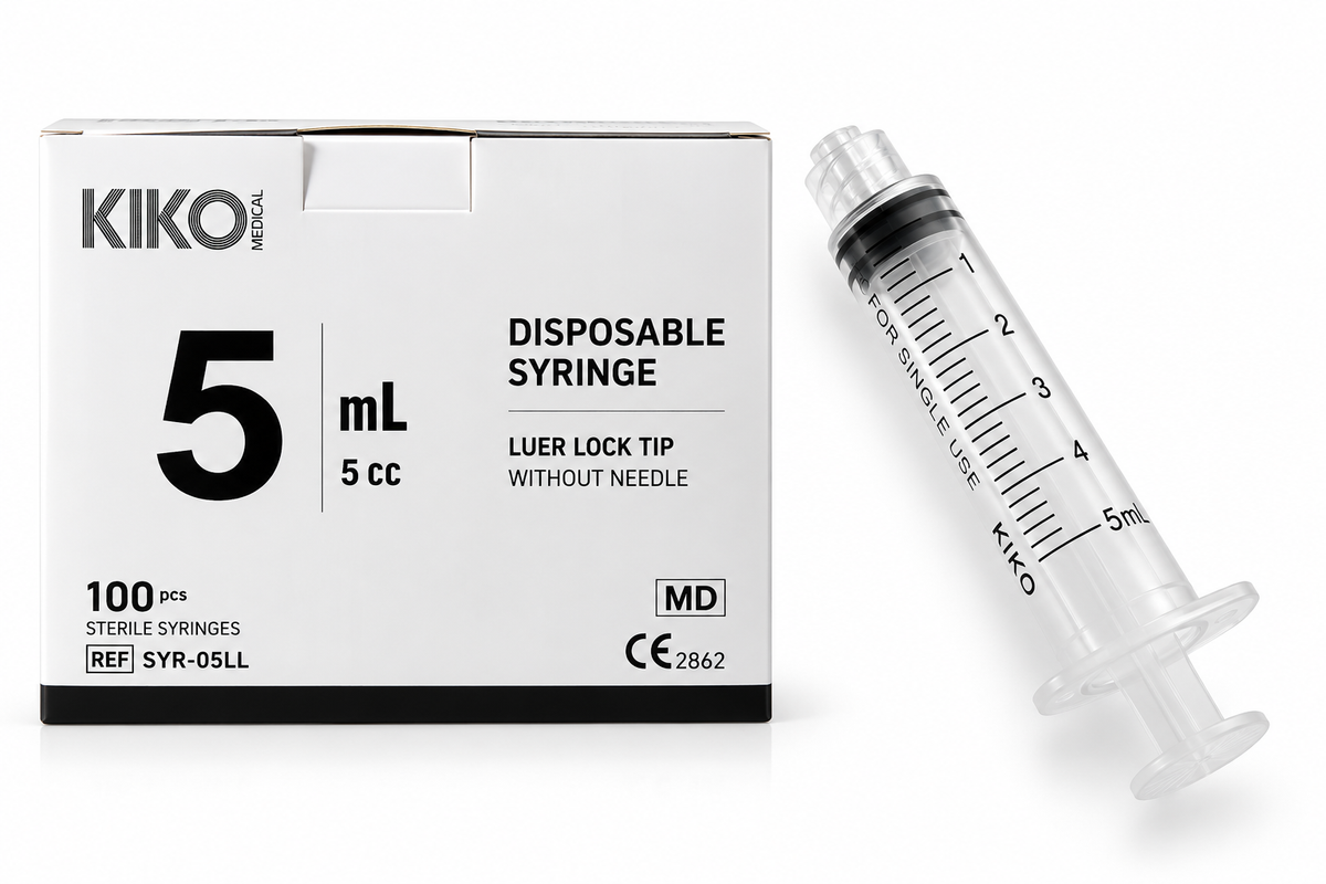 Disposable Luer Lock Syringe Without Needle