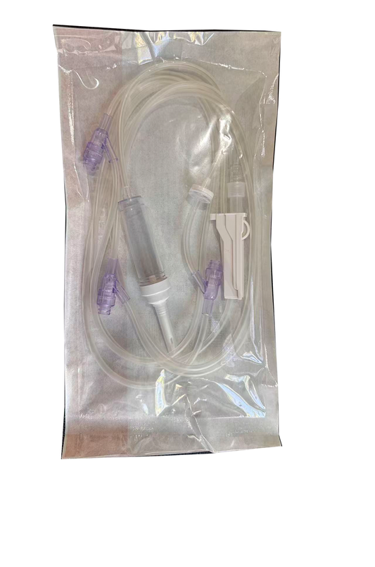 Gravity Set 20 Drops/mL 3 Needle Free Valves Non-vented 270cm