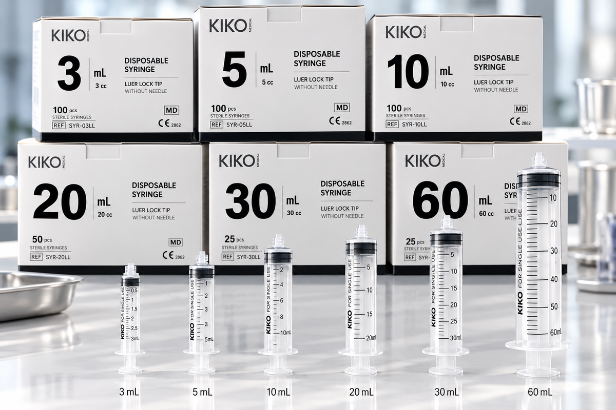 Disposable Luer Lock Syringe Without Needle