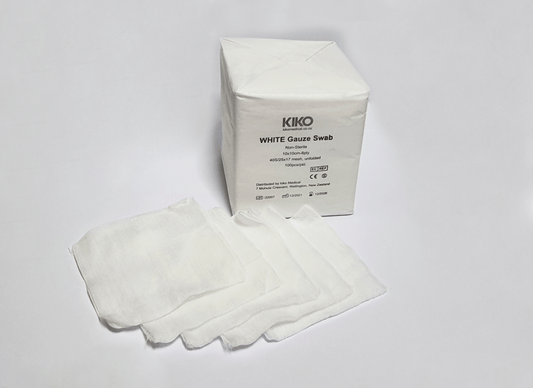 White Gauze Swab Pack of 100pcs